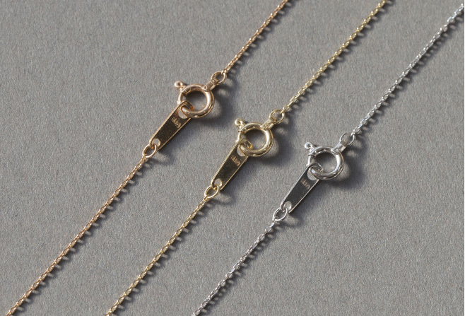 K10一粒ダイヤモンドネックレス