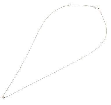 K10一粒ダイヤモンドネックレス