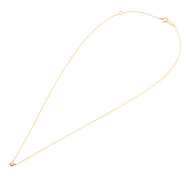 K10一粒ダイヤモンドネックレス