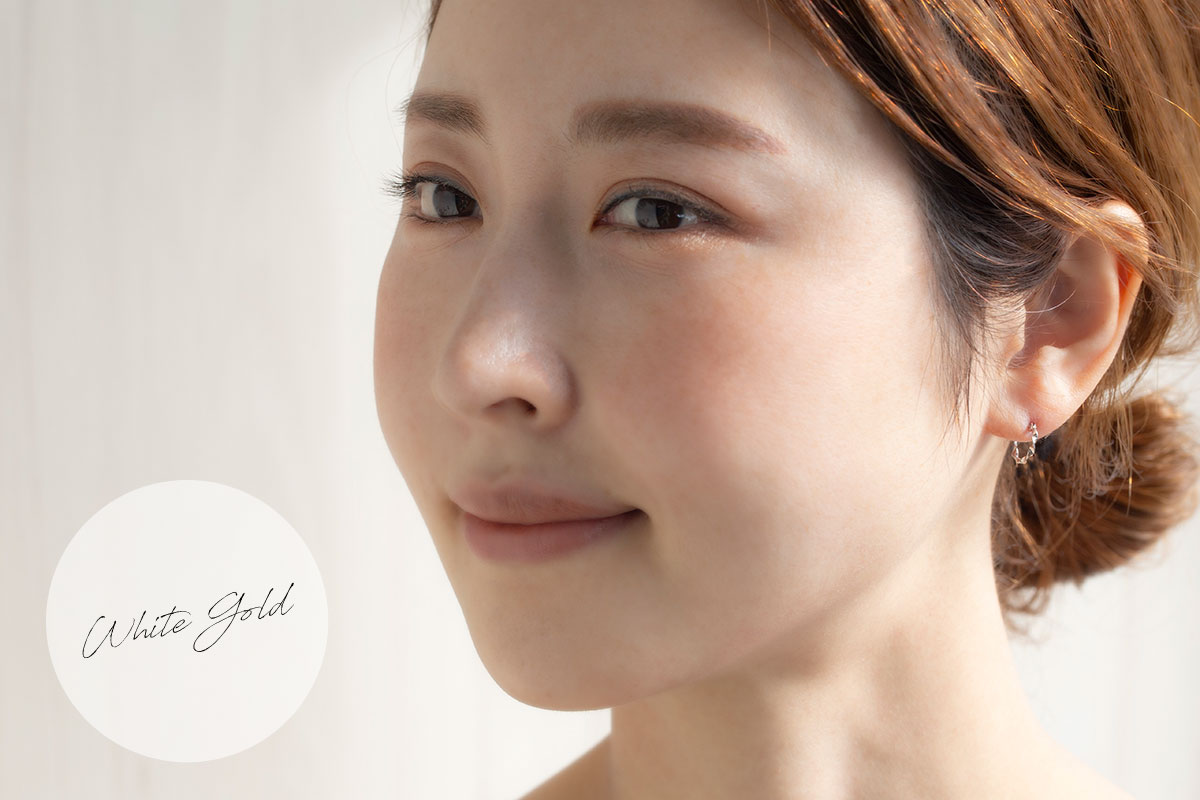 K10 WG ひねり フープピアス