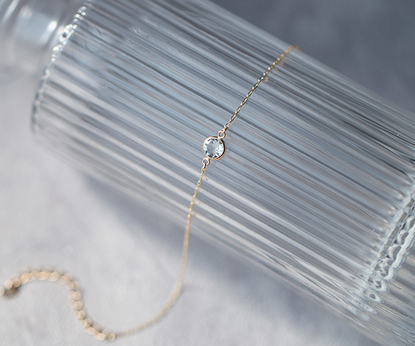 アクアマリンブレスレット