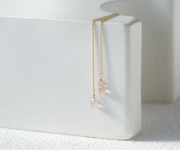 ストロベリークォーツ アメリカンピアス