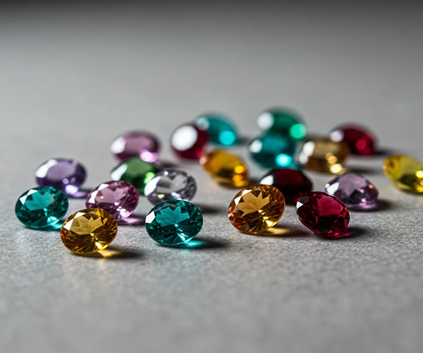 様々な色のカラーストーン