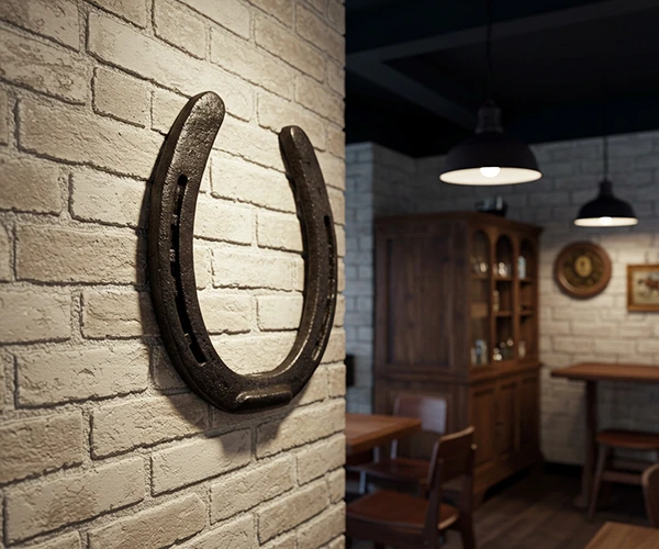 幸運を呼ぶ馬蹄のインテリア