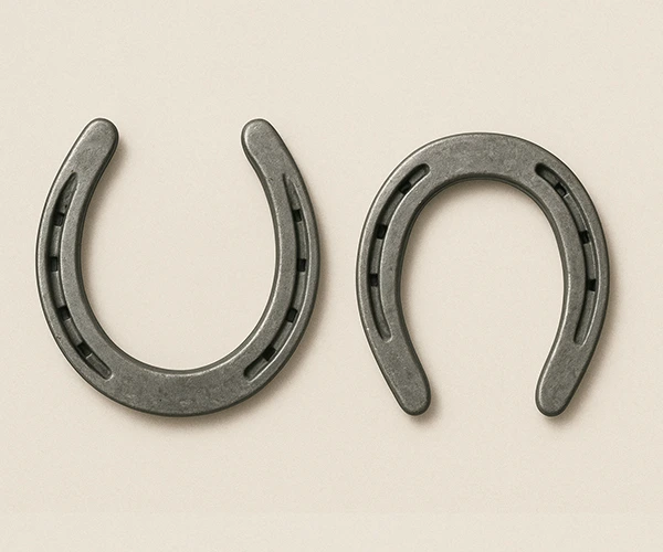 馬蹄の上向きと下向きの違い