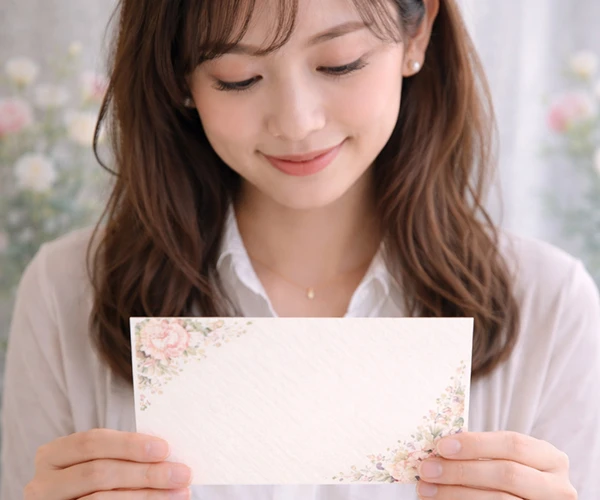 心に響くメッセージカード