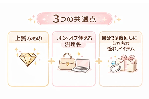 女性が“もらって嬉しかった”共通点