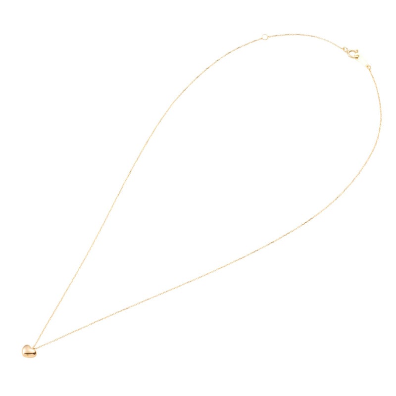 K10 PG YG WG ハートモチーフ ネックレス