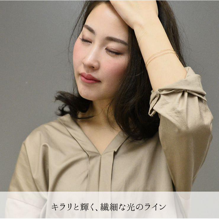 K10 PG YG 形状記憶 2連ブレスレット | IKEDAジュエリーオンライン