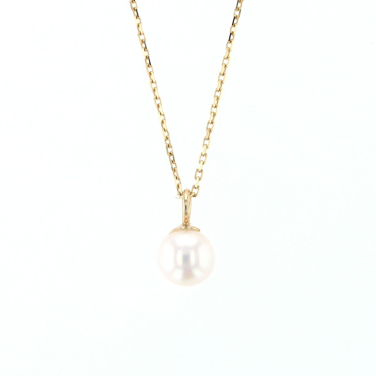 K10 YG 淡水パール ネックレス
