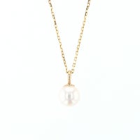 K10 YG 淡水パール ネックレス