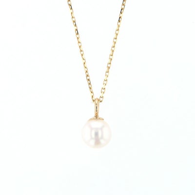 K10 YG 淡水パール ネックレス