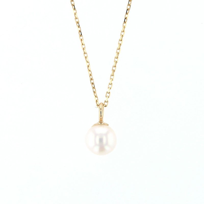K10 YG 淡水パール ネックレス