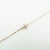 K10 PG/WG クロスモチーフ ダイヤモンド ブレスレット