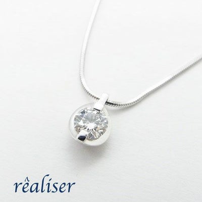 0.5ct】鑑定書付 プラチナ ダイヤモンド ネックレス | IKEDAジュエリー 