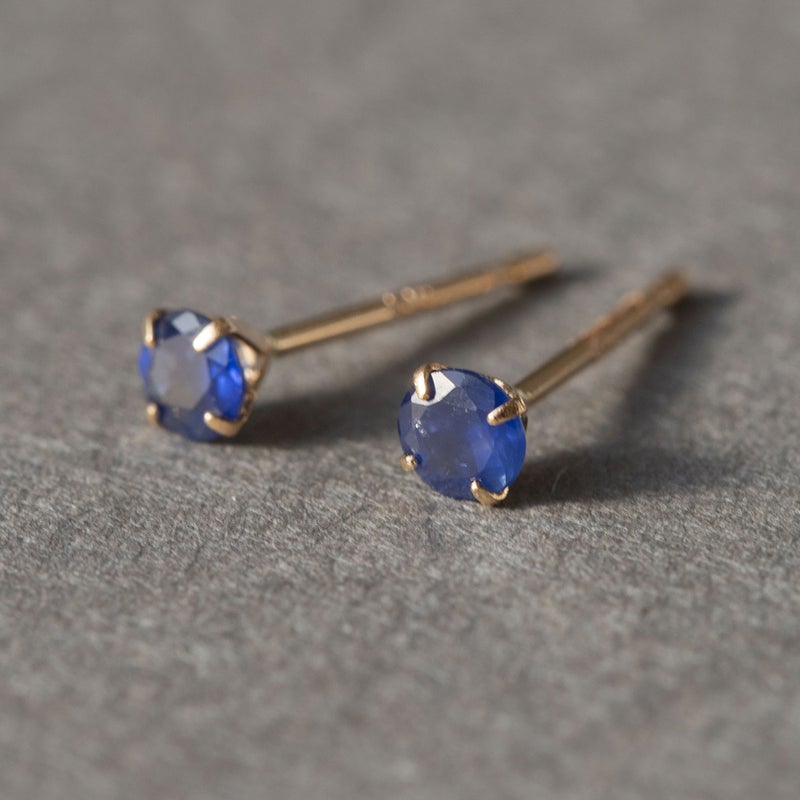 K18 PG サファイア ピアス