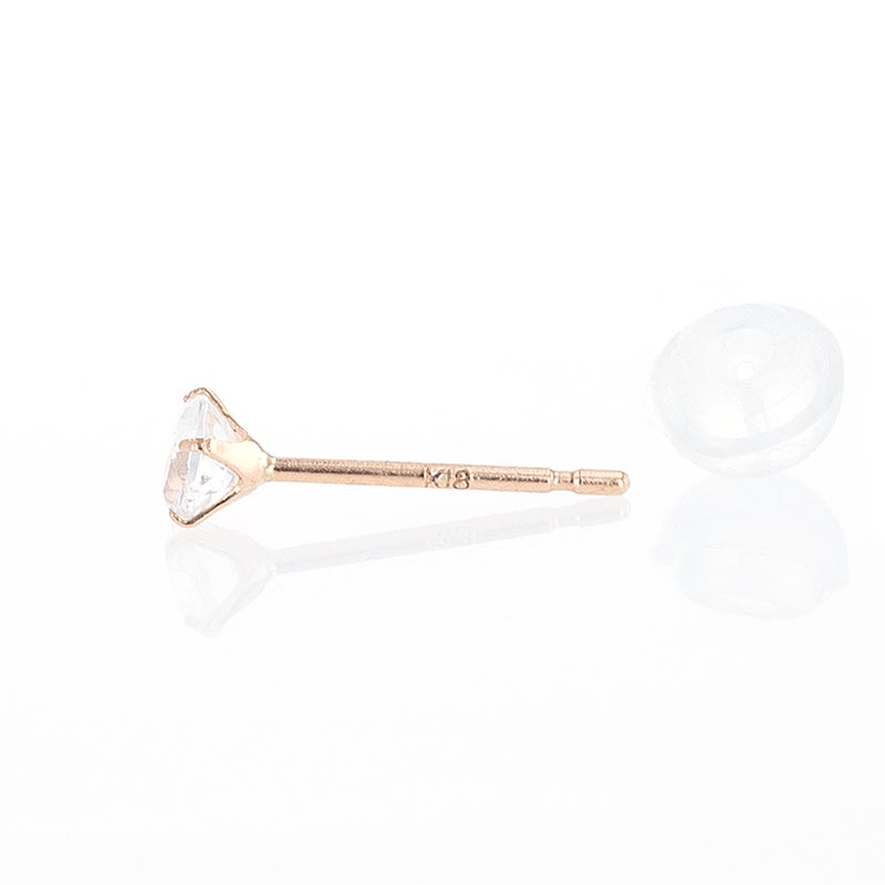 K18 PG ブルームーンストーン ピアス