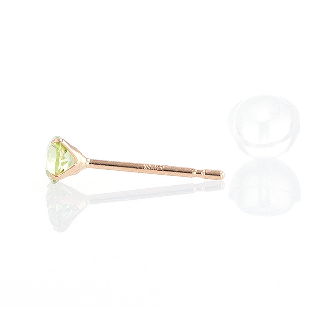 K18 PG ペリドット ピアス