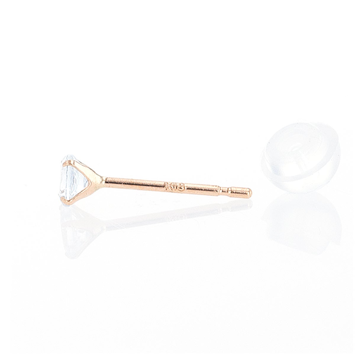 K18 PG アクアマリン ピアス