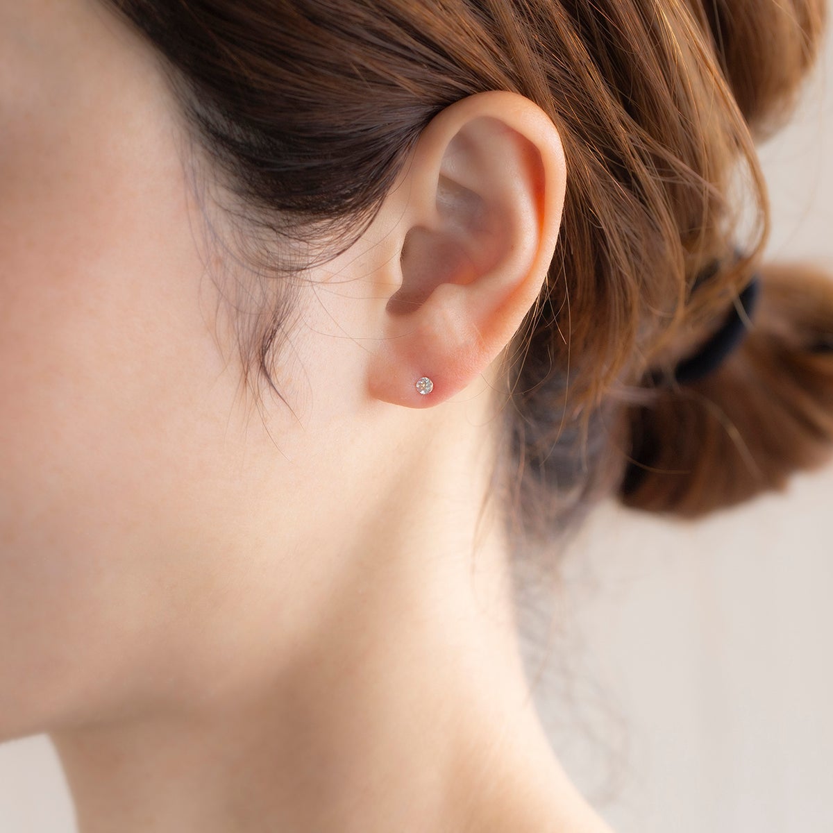 K18 PG アクアマリン ピアス