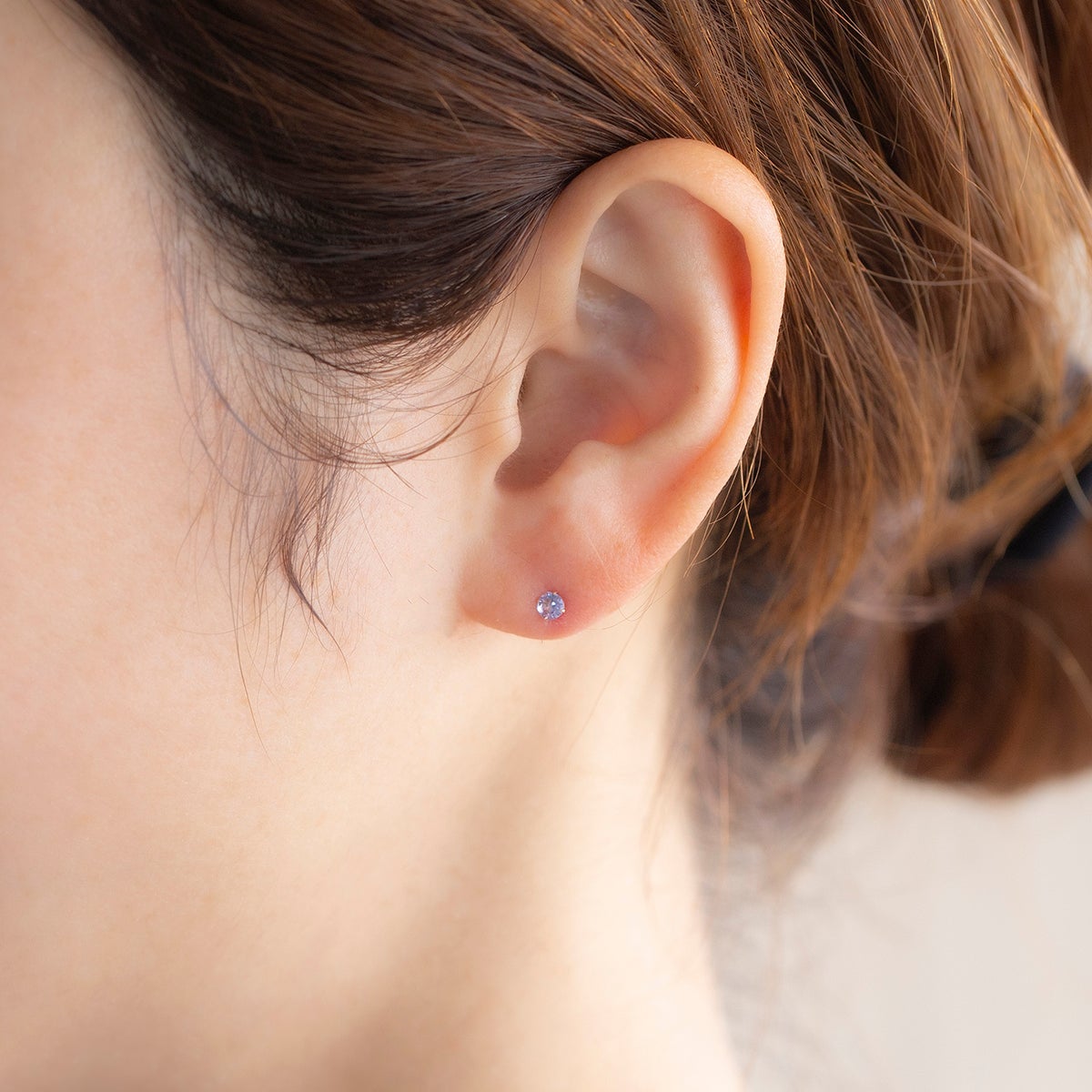 12月誕生石】K18 PG タンザナイト ピアス | IKEDAジュエリーオンライン