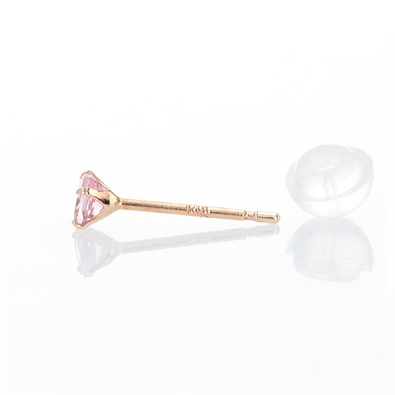 K18 PG ピンクトルマリン ピアス