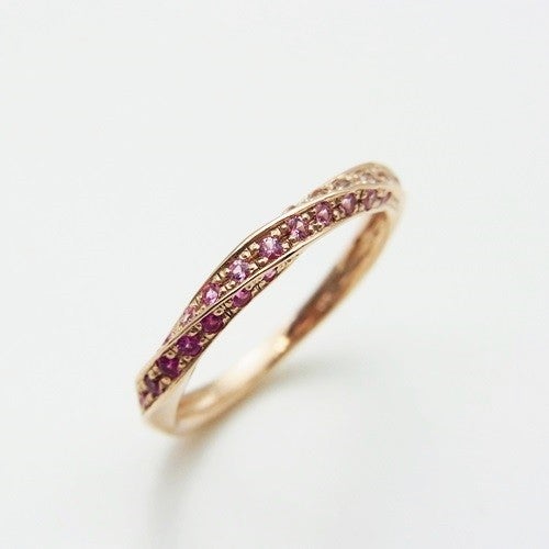 K10 PG サファイア ホワイトトパーズ リング