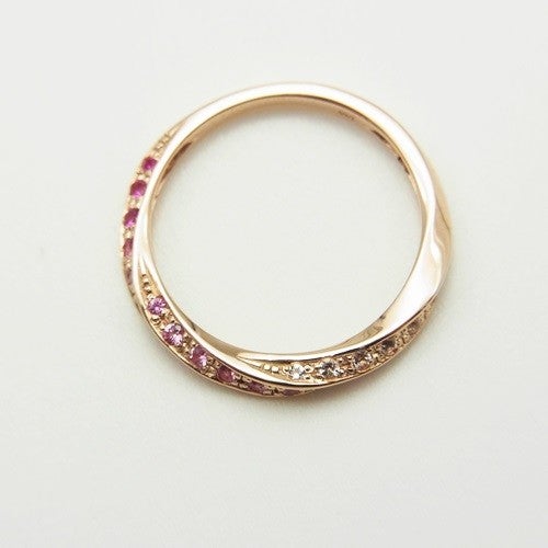 K10 PG サファイア ホワイトトパーズ リング