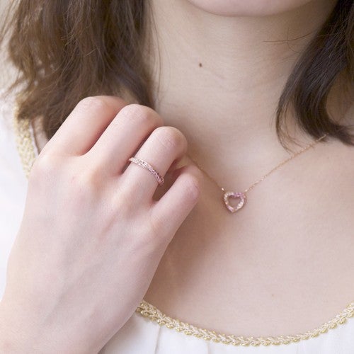 K10 PG サファイア ホワイトトパーズ リング