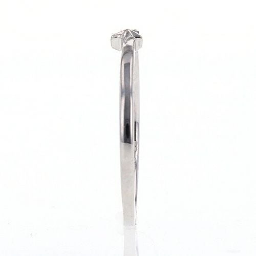 K10 YG WG ダイヤモンド スター ピンキーリング 指輪 星 イエローゴールド ホワイトゴールド