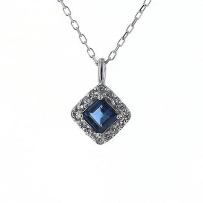K10 WG マルチストーンネックレストップ JEWELRY TSUTSUMI - ☆K10 
