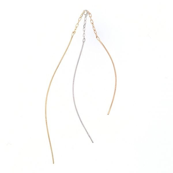 K18 PG/YG/WG 3カラー アメリカン ピアス