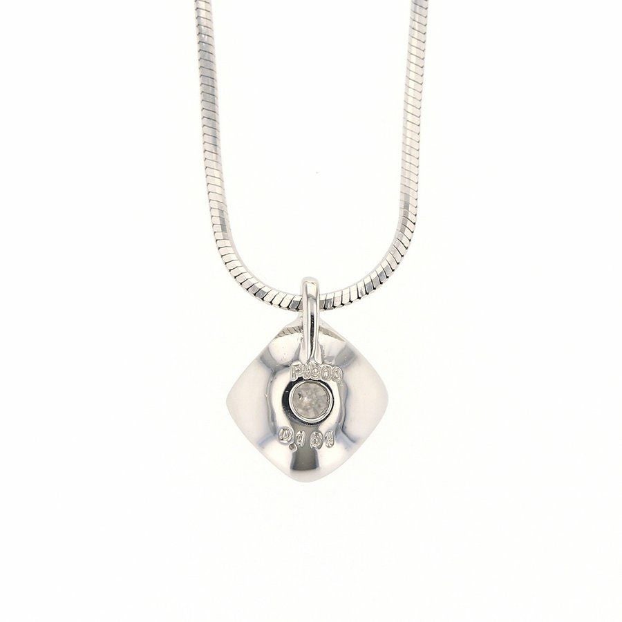 プラチナダイアネックレス0.350ct鑑定書有 レアリゼ 鑑定書付 0.14ct プラチナ 一粒ダイヤモンド ネックレス