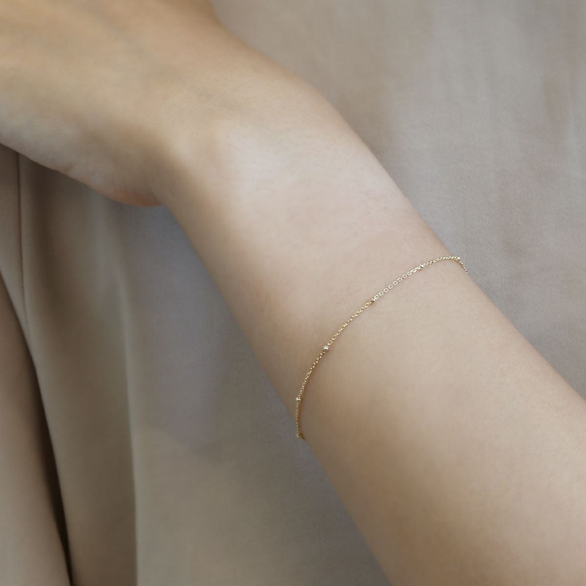 K10 WG/PG/YG ステーション ブレスレット