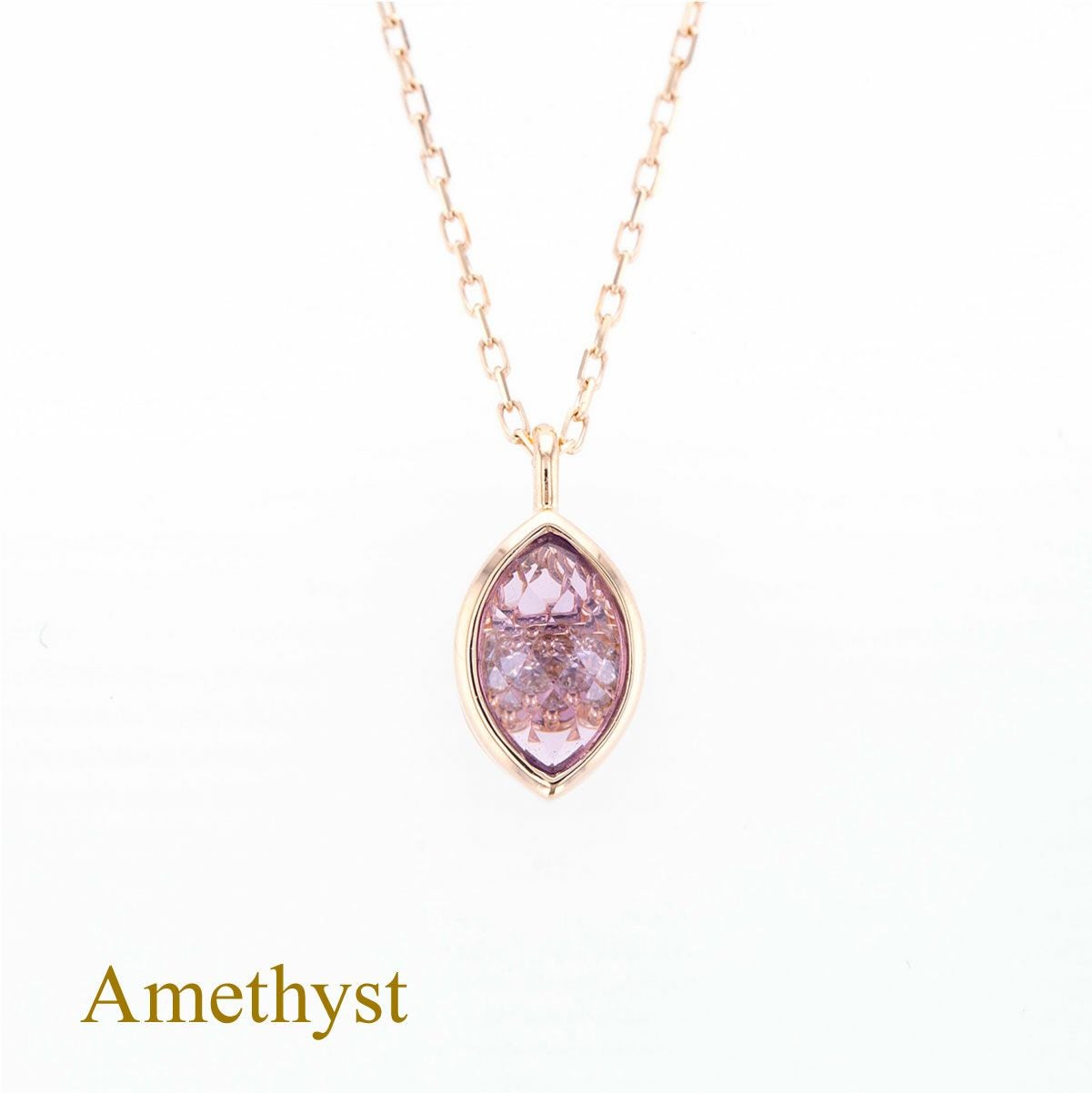 K10 PG ダイヤモンド ト音記号 ネックレス | IKEDAジュエリーオンライン