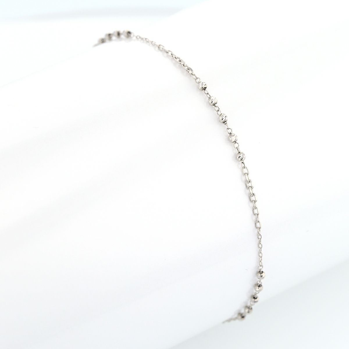 プラチナ ステーション ブレスレット | IKEDAジュエリーオンライン