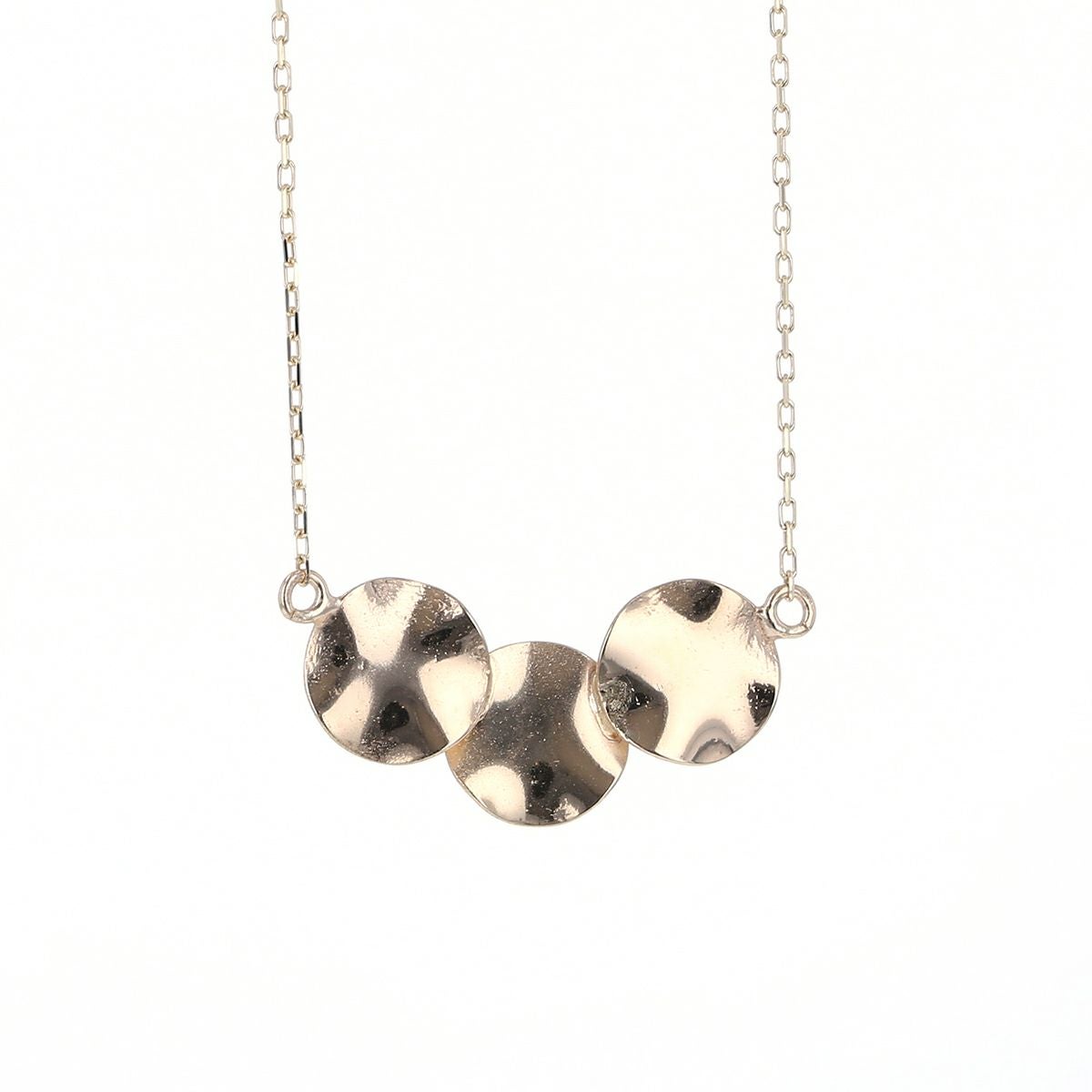 K10 YG ネックレス ラウンド プレート レディース 地金 10金 10K 30代 40代 誕生日 プレゼント 彼女 妻