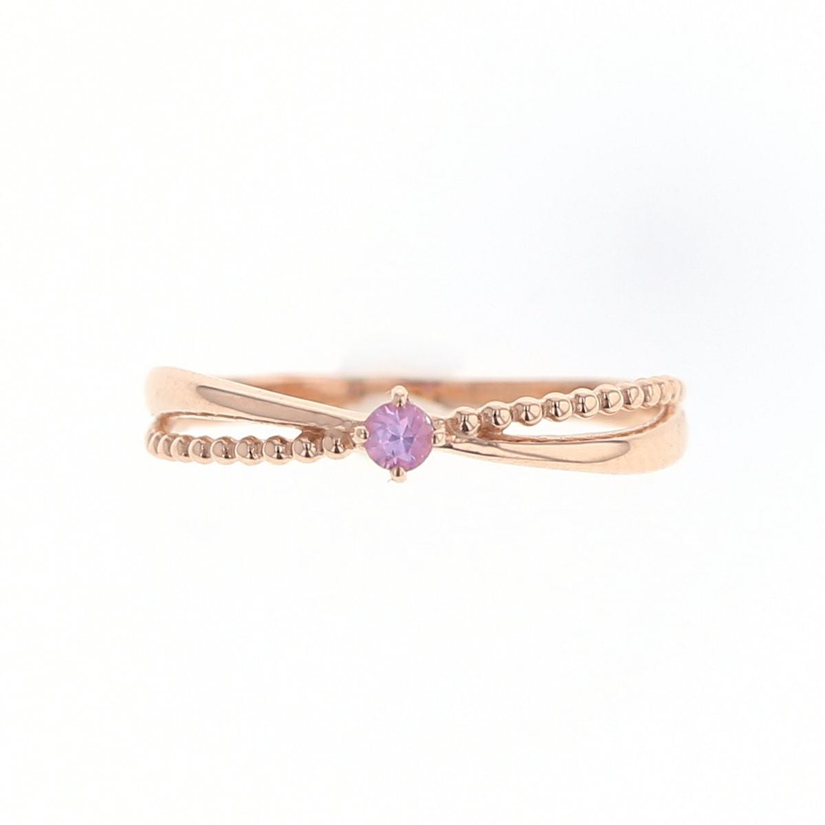 K10 PG サファイア ピンキー リング