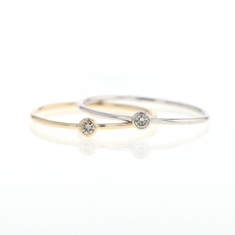 K10 YG WG ダイヤモンド リング 指輪 1粒 レディース 30代 40代 ダイヤ 誕生日 プレゼント 10金 彼女 妻 女性 イエローゴールド ホワイトゴールド