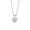 0.3ct】鑑定書付 プラチナ 一粒ダイヤモンド ネックレス | IKEDA 