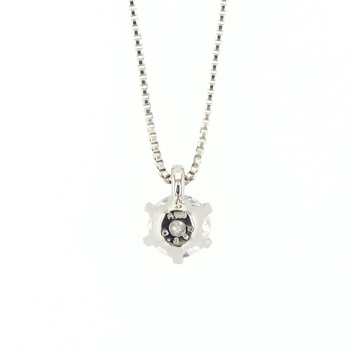 0.3ct】鑑定書付 プラチナ 一粒ダイヤモンド ネックレス | IKEDA