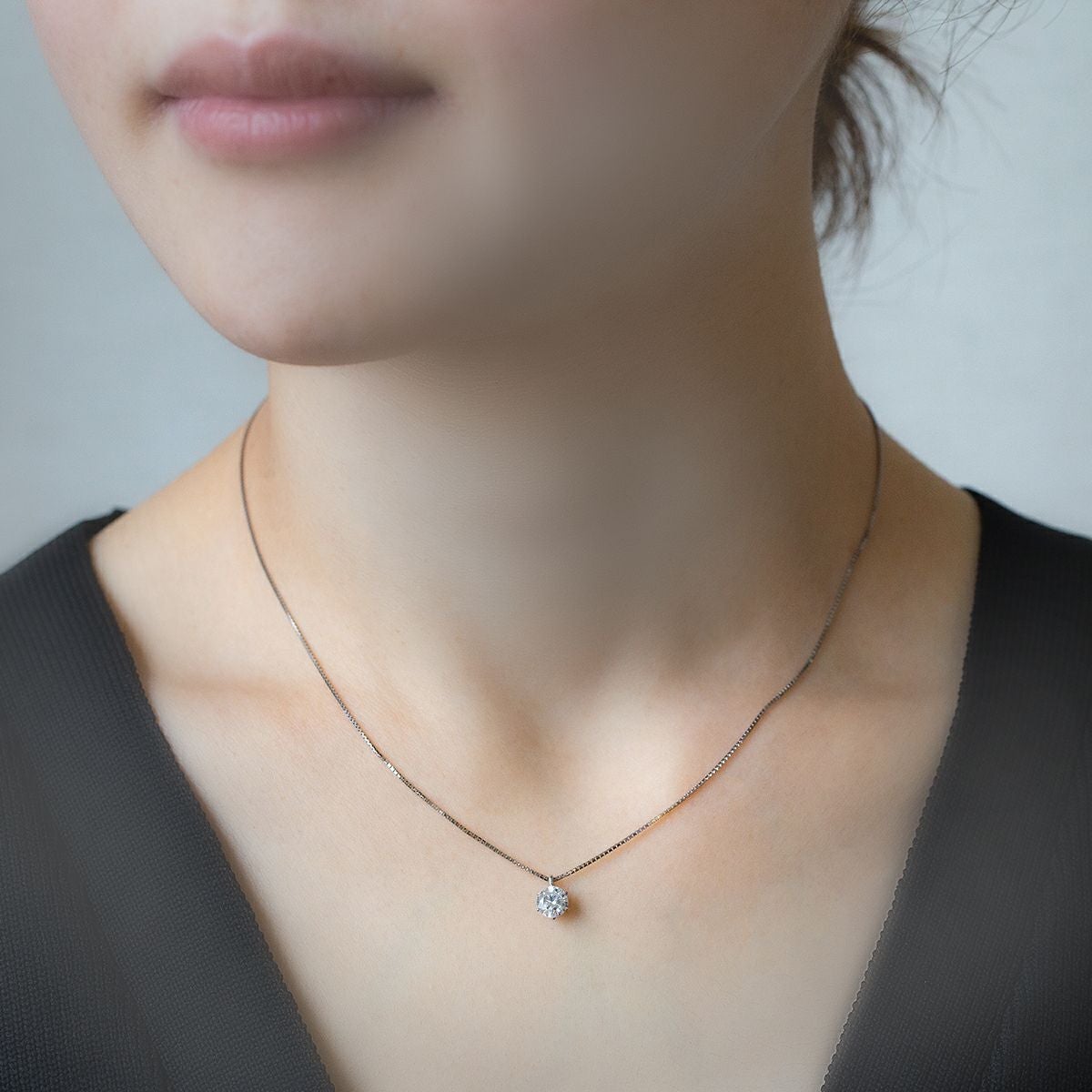 0.5ct】鑑定書付 プラチナ ダイヤモンド ネックレス | IKEDAジュエリー