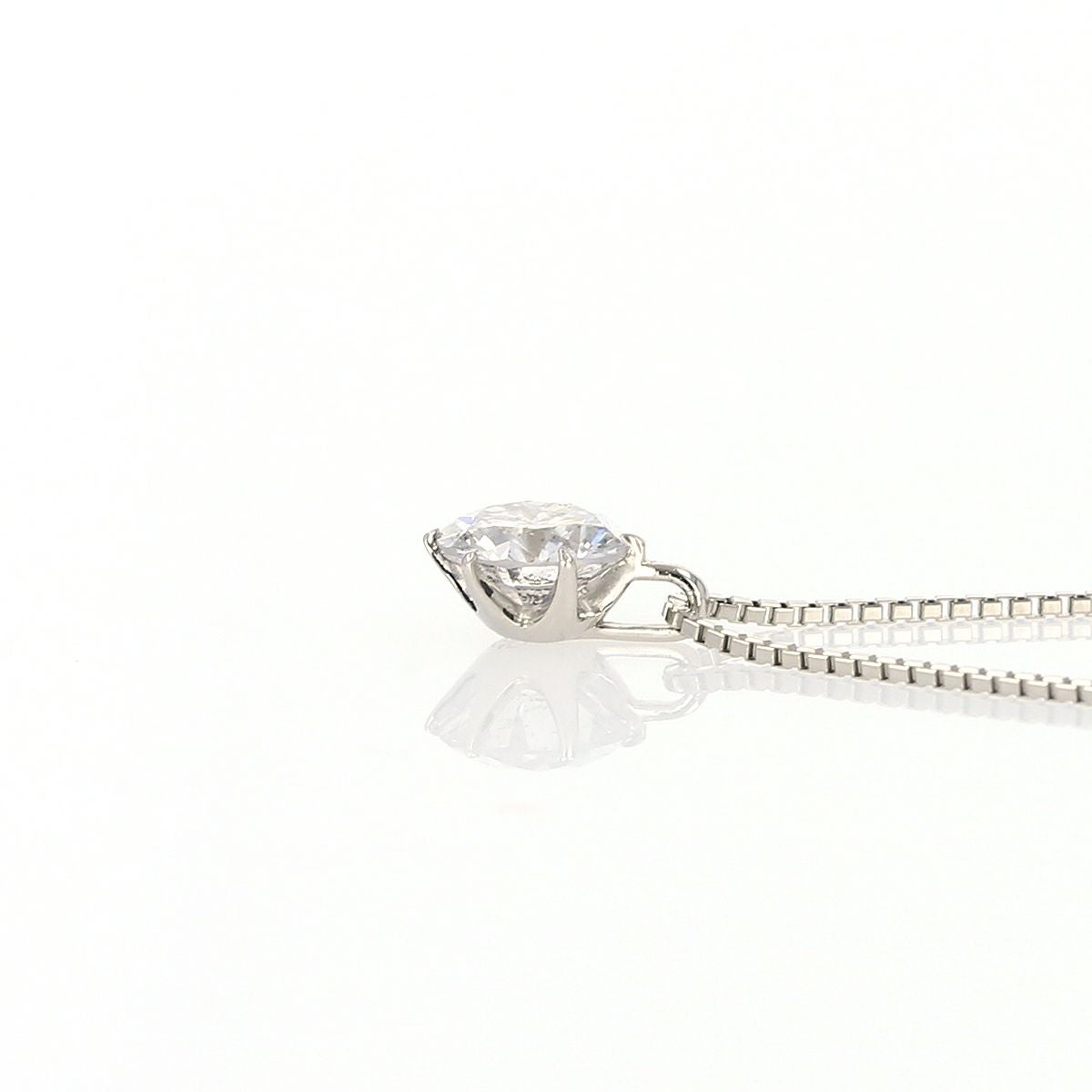 0.5ct】鑑定書付 プラチナ ダイヤモンド ネックレス | IKEDAジュエリー