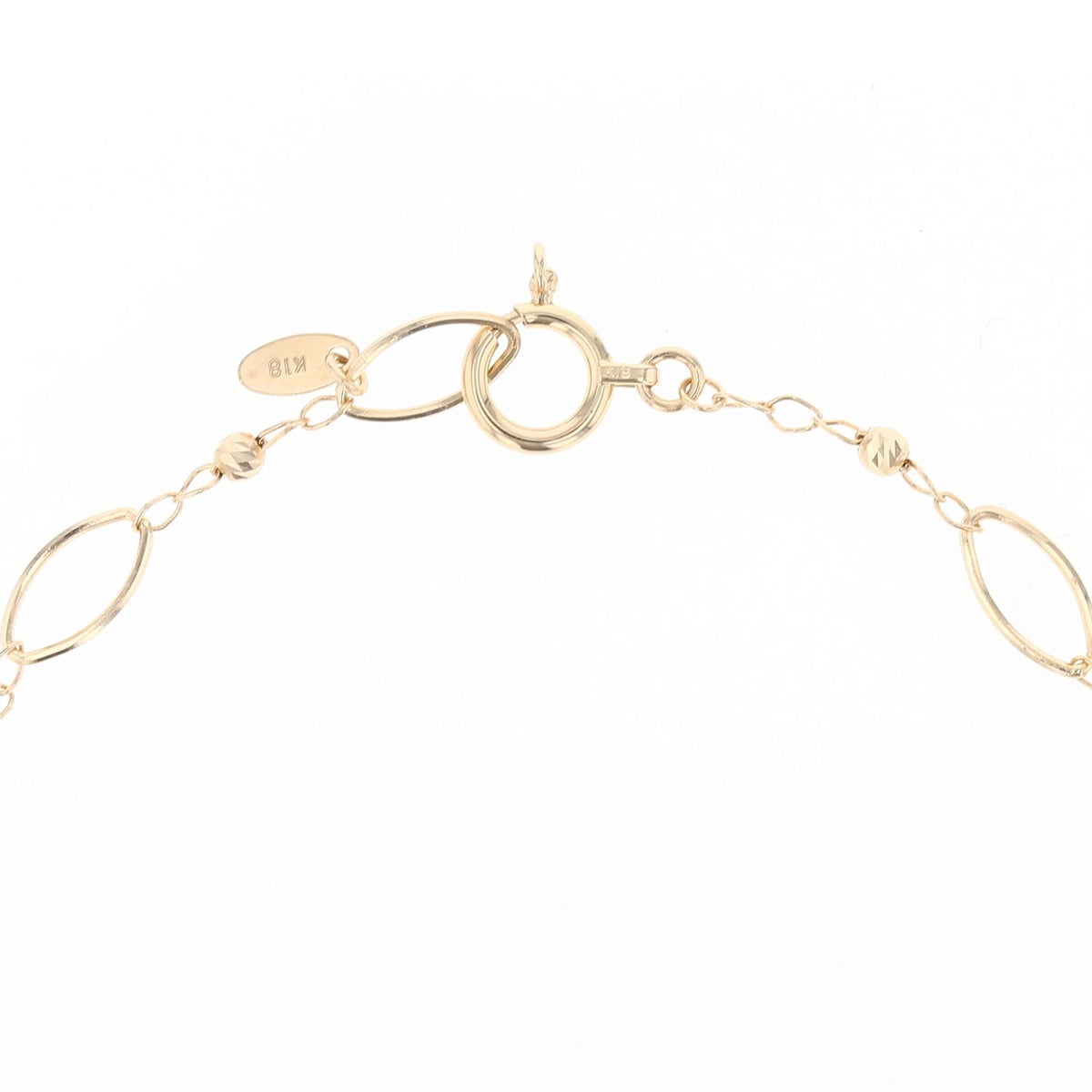 プラチナ850/K18 YG チェーン ブレスレット