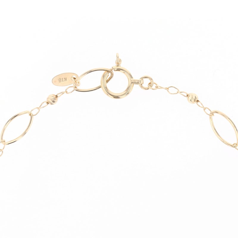 プラチナ850/K18 YG チェーン ブレスレット