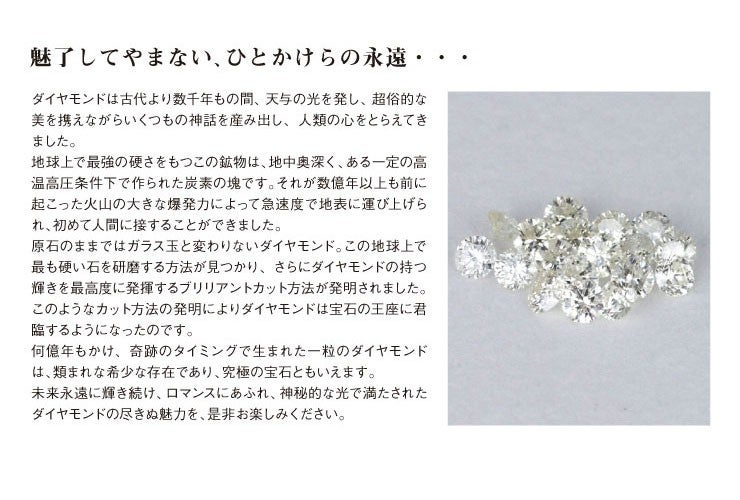 K10 PG/YG/WG ダイヤモンド ネックレス 一粒 | IKEDAジュエリーオンライン