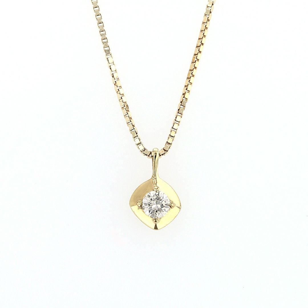 K10 WG YG PG ダイヤモンド ネックレス