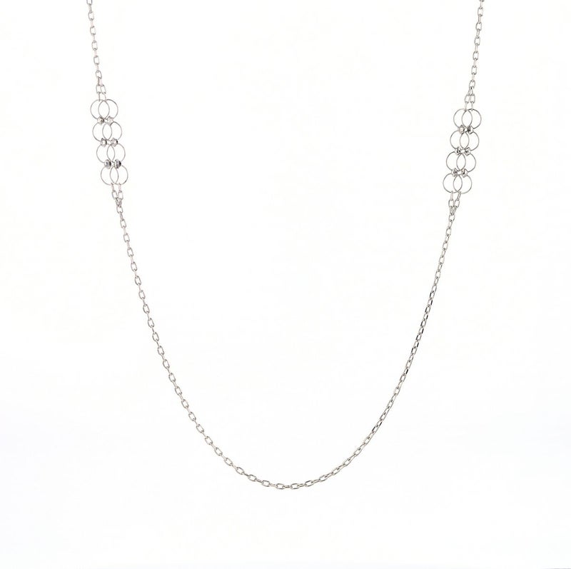 プラチナ ネックレス アズキチェーン PT850 地金ネックレス 80cm ロングネックレス 妻 彼女 誕生日プレゼント レディース