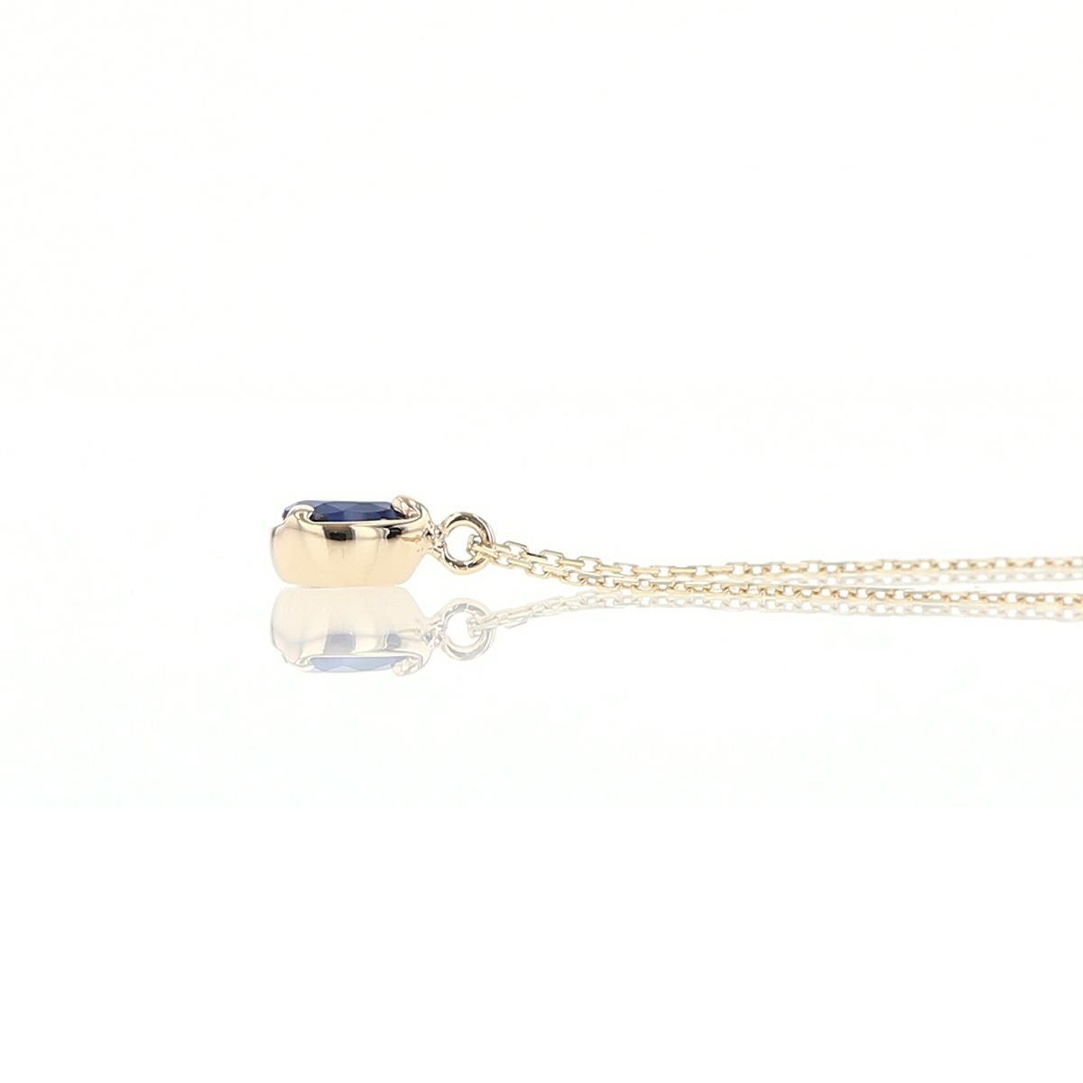 K10 YG サファイア ネックレス