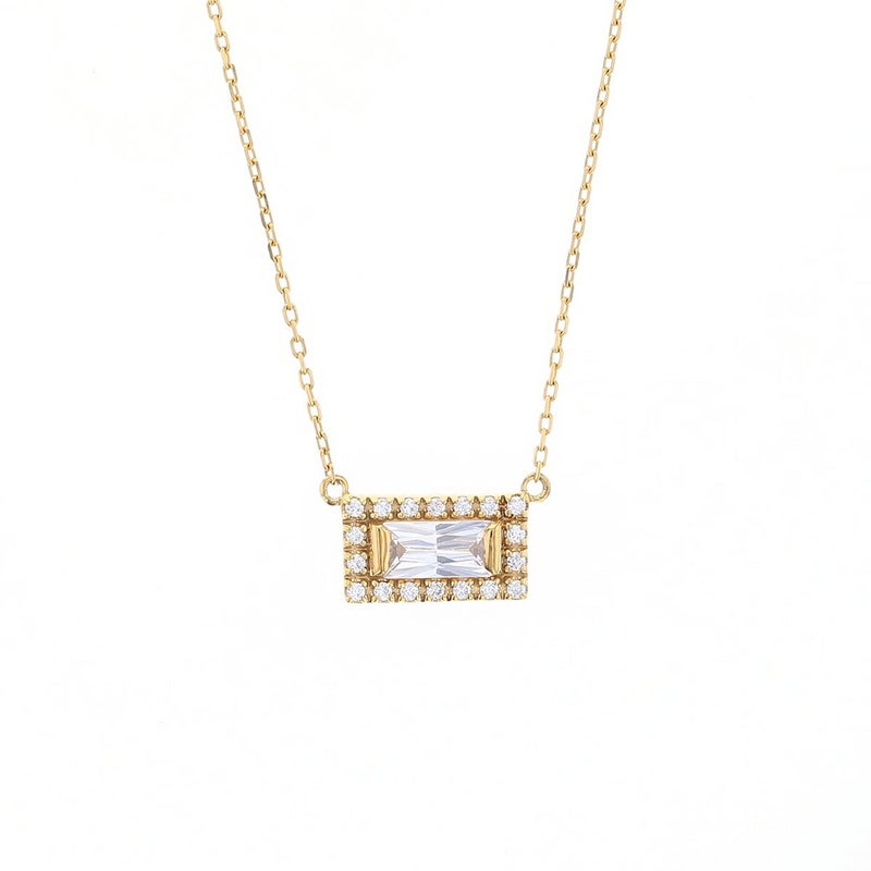 レアリゼ ベル（belle） K10 YG キュービックジルコニア  ネックレス イエローゴールド 10K 10金 妻 彼女 誕生日プレゼント ギフト レディース